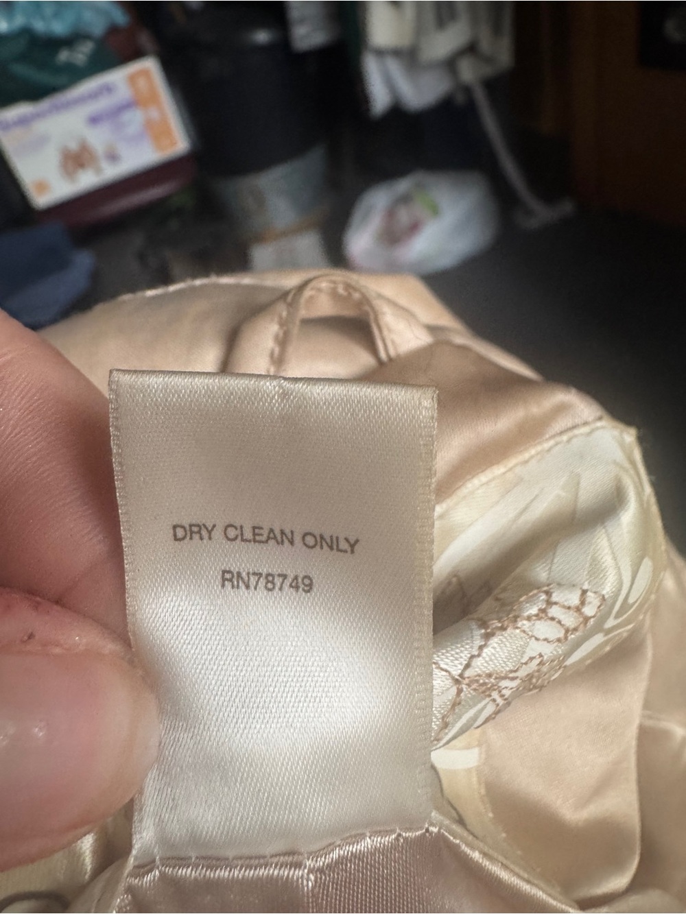 Arden B Beige Trench Coat with Metallic Trim - Picture 8 of 11